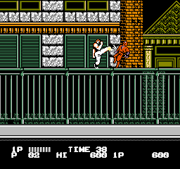 Bad Dudes vs. Dragon Ninja (Europe) In game screenshot